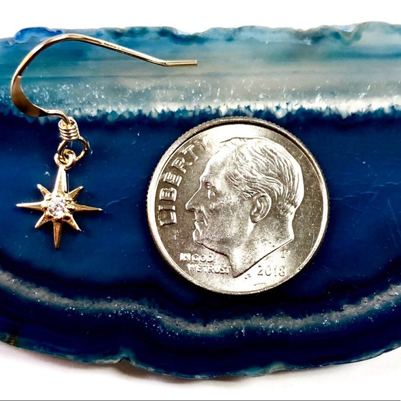 Star Earrings, Celestial, North Star, Polaris - Picture 8 of 11